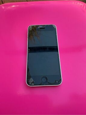 Apple iPhone in white with black front